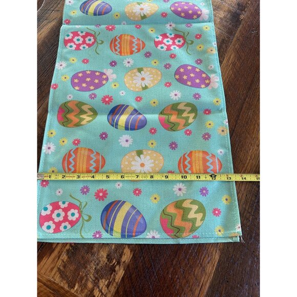 Easter Egg Table Runner & Placemat Set 8 Piece - Picture 3 of 5